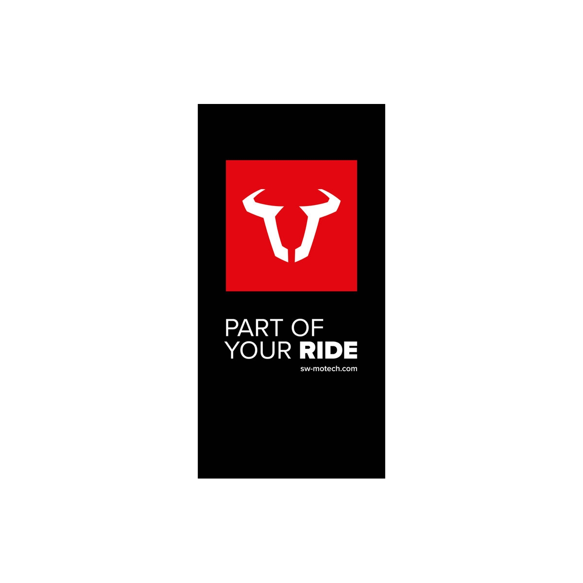 BANNER SW MOTECH 1000MM X 2000MM BLACK - Image 1