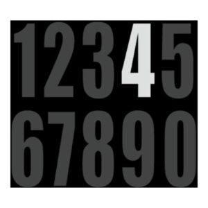 DRC Motion Standard Number MX3 White "4 - Image 1