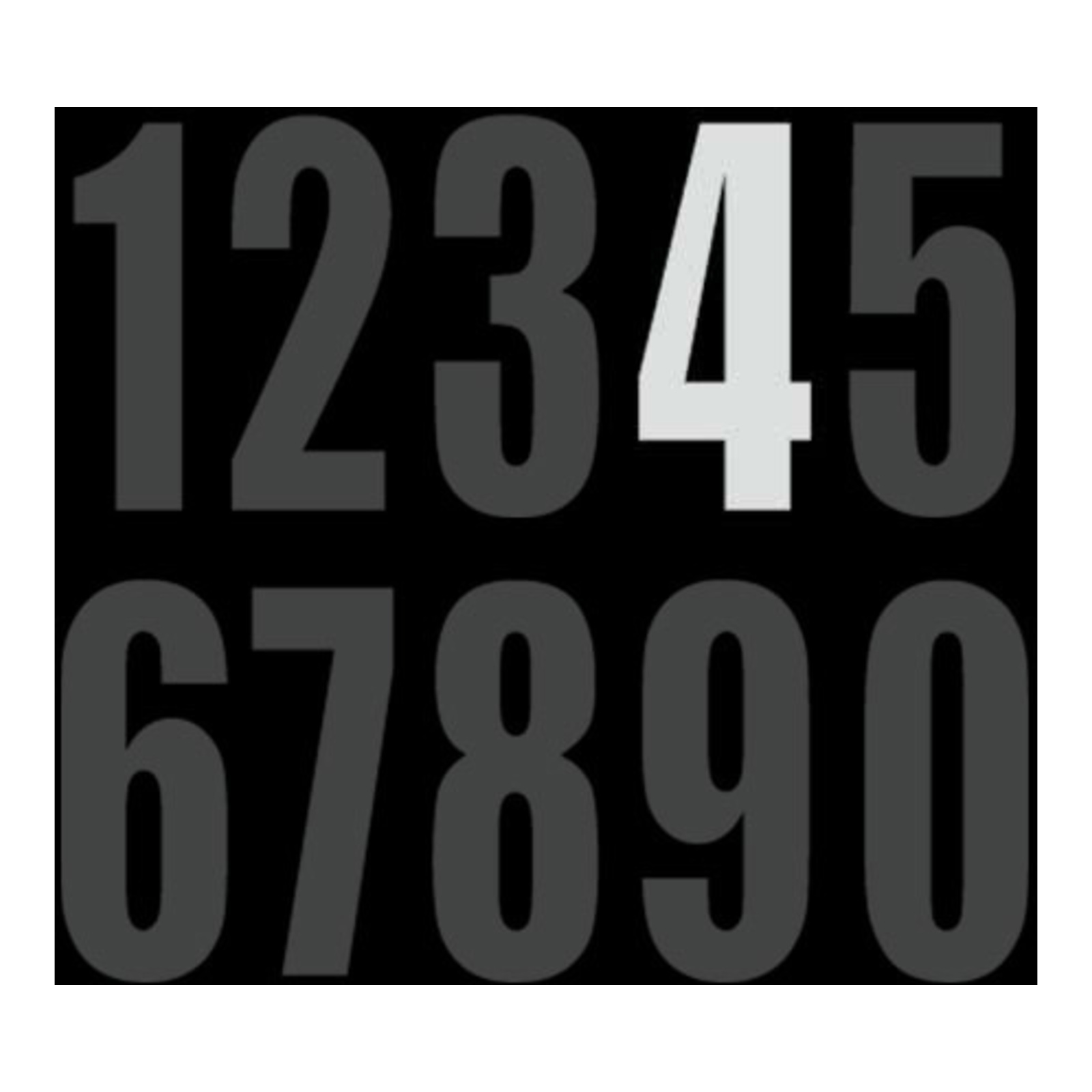 DRC Motion Standard Number MX3 White "4 - Image 1