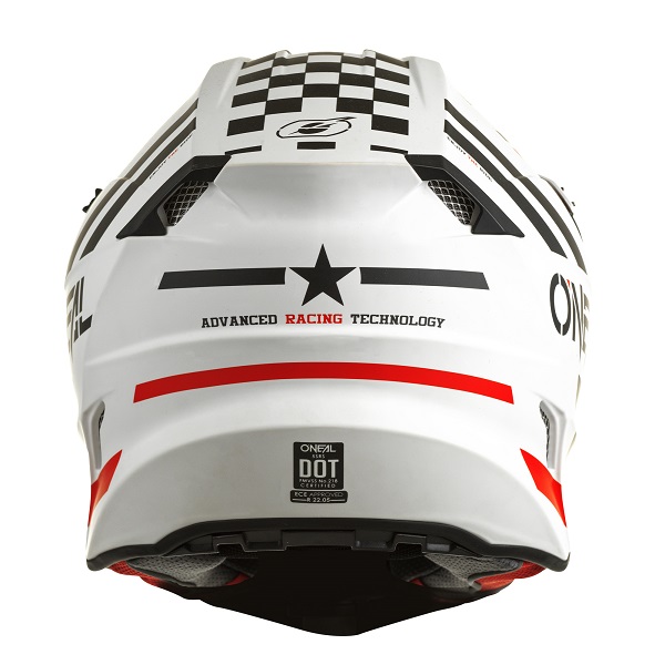Oneal 5 Series Squadron White/Black Motocross Helmet