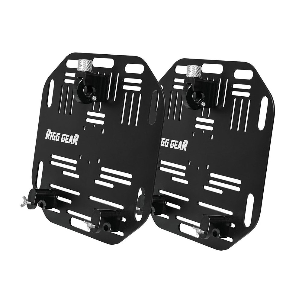 Nelson Rigg Quick Release Saddlebag Plates Pair Round Bar