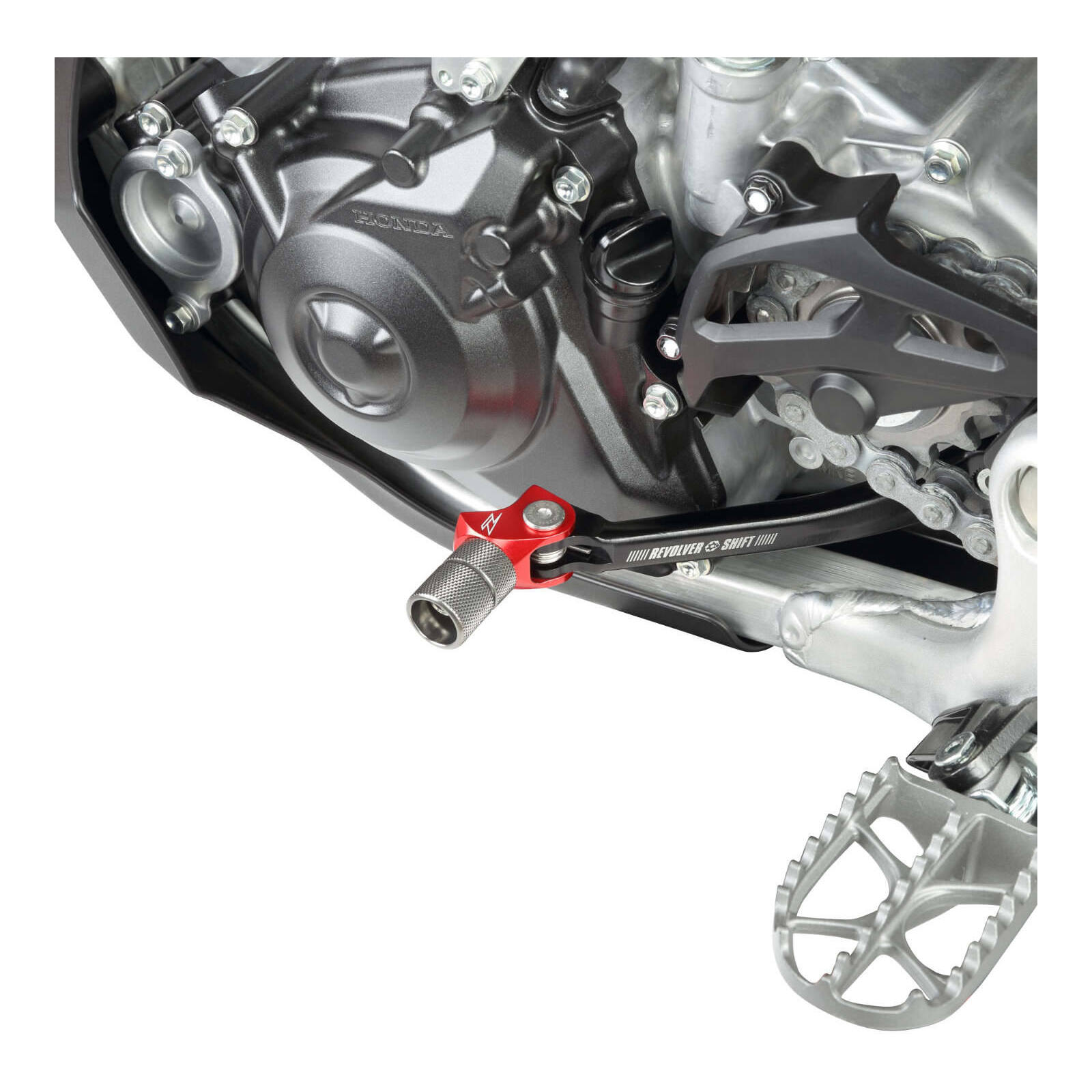 Zeta Revolver Shift Lever Honda CRF250R/RX '18- - Red - Image 2
