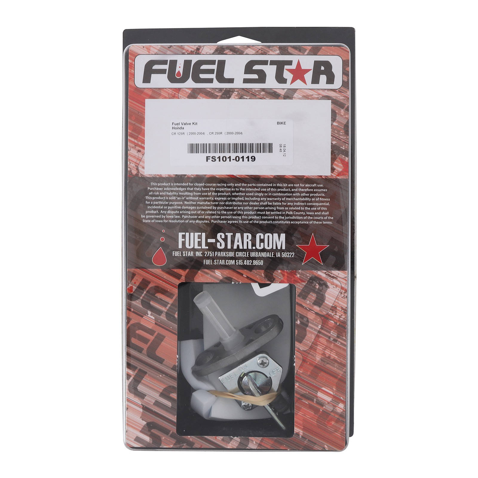 All Balls Racing Fuel Tap Kit (FS101-0119) - Image 1