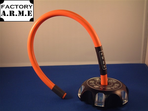 FUEL VENT HOSE FACTORY ARMYE TREATED WITH OUR UNIQUE TAC FORMULA,  ORANGE