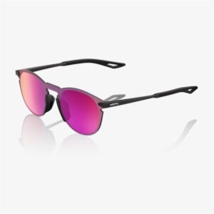 Legere Round Soft Tact Black - Purple Mirror Lens - Image 1