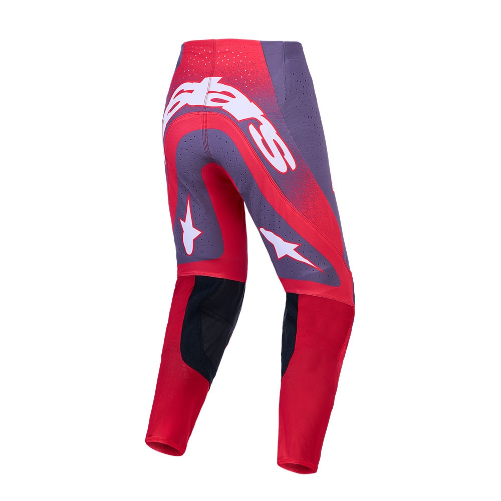 Alpinestars Supertech Hiten AFD Motocross Pants Graystone/Red Fluoro/Light Lilac