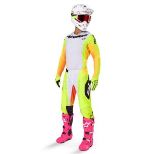 Alpinestars Techstar Melt Motocross Jersey Yellow/Black - Image 4
