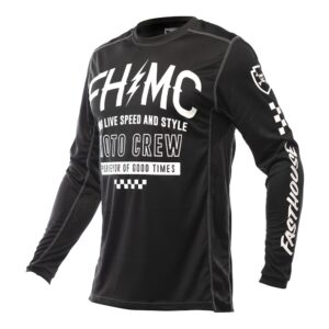 Fasthouse Youth Grindhouse Cypher Motocross Jersey Black - Image 1