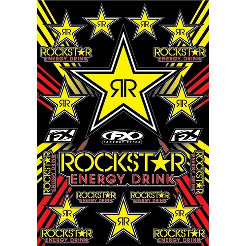 ROCKSTAR ENERGY STICKER SHEET [A]
