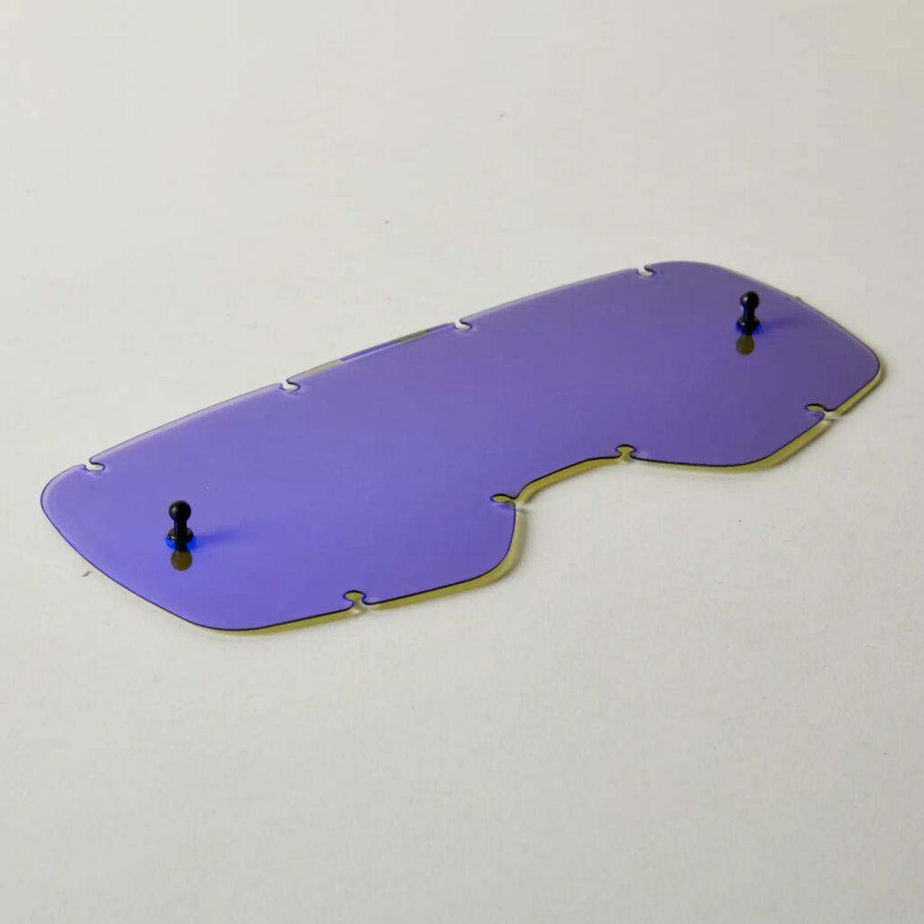 MX20 YTH Airspace/Main Chrome Lexan Lens