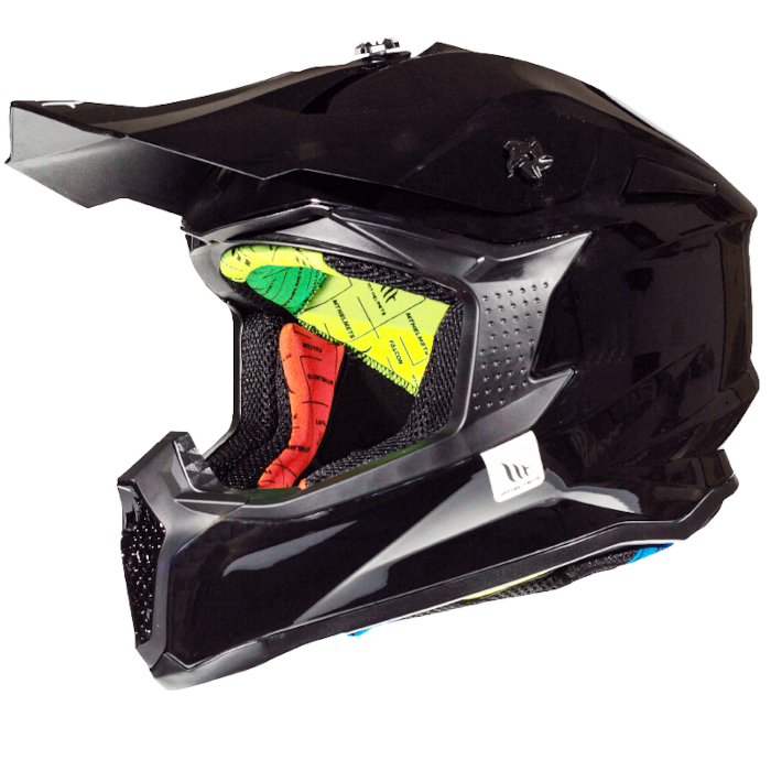 Motocross Helmet MT Falcon Black