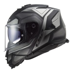 LS2 FF800 Storm II Faster Road Helmet Matte Titanium - Image 3