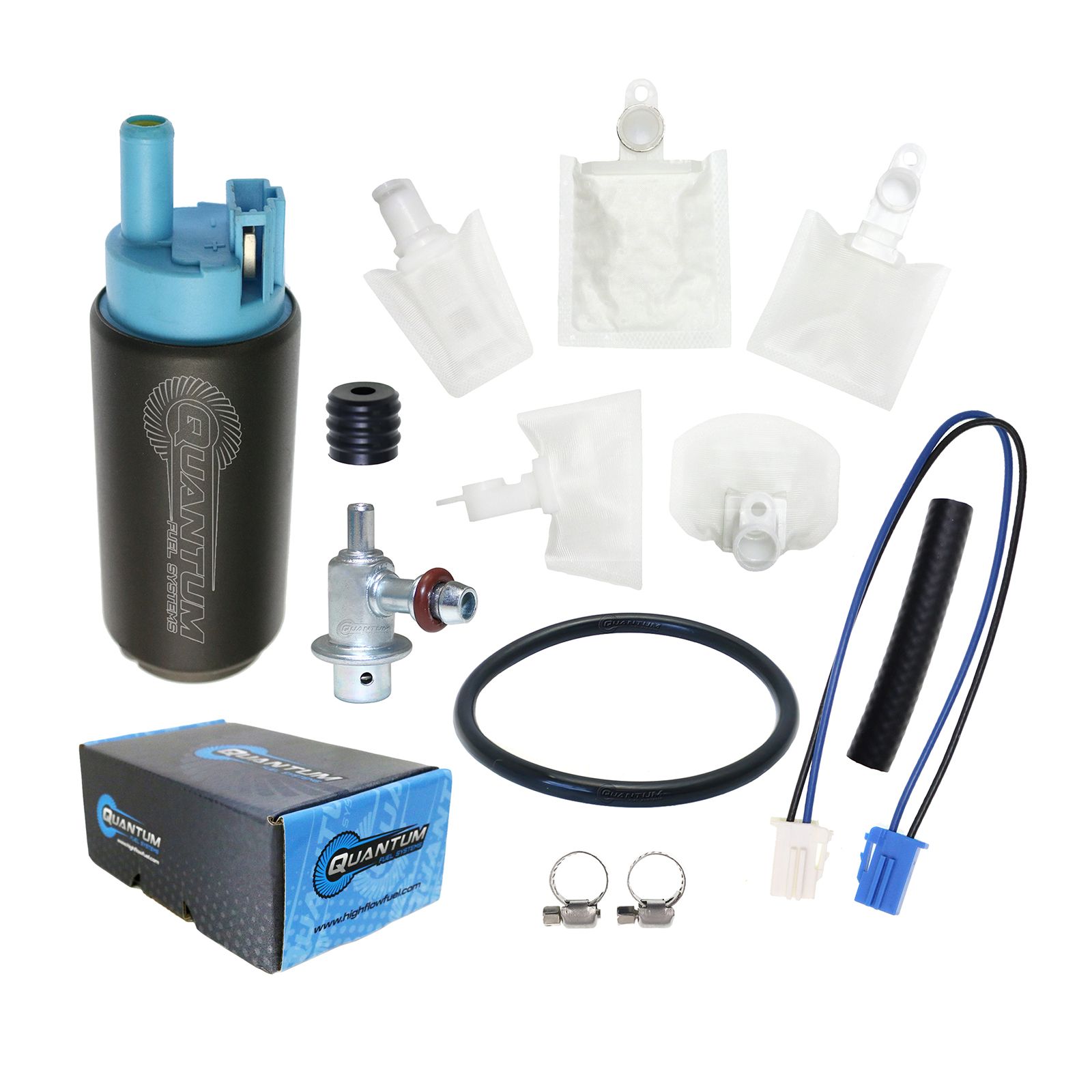 QUANTUM IN-TANK EFI  FUEL PUMP W/ REGULATOR, TANK SEAL - Image 1