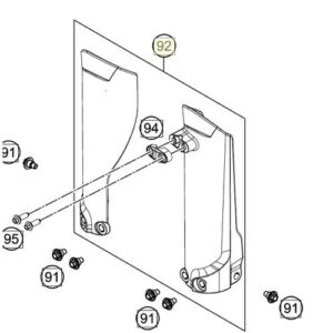 KTM Fork Protection Kit SX-E - Image 1