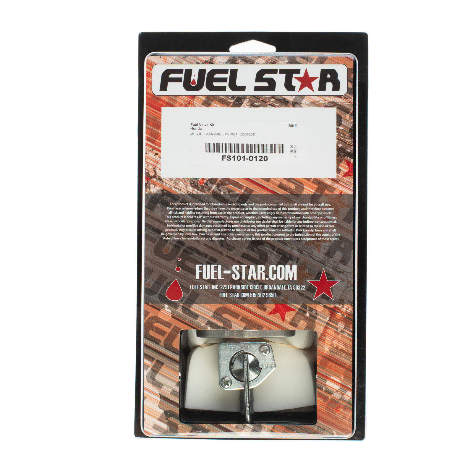 All Balls Racing Fuel Tap Kit (FS101-0120) - Image 1
