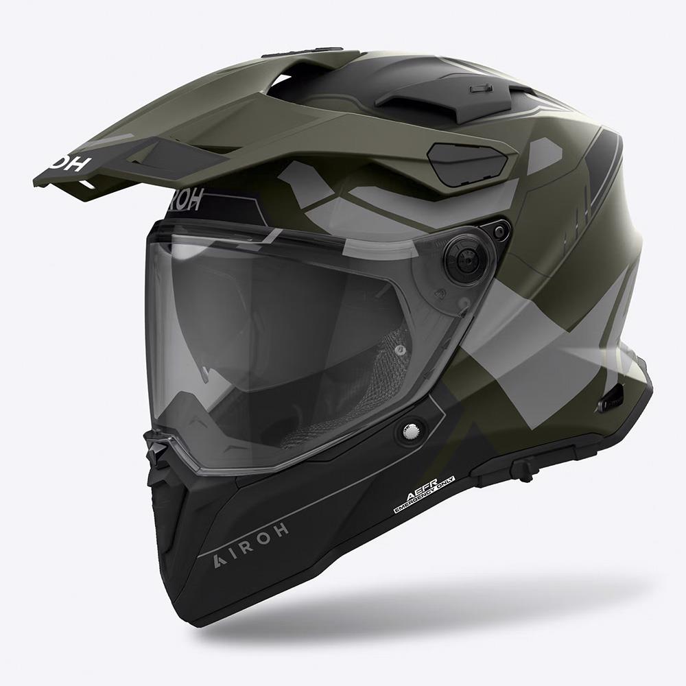 Airoh Commander 2 Reveal Adventure Helmet Military Green