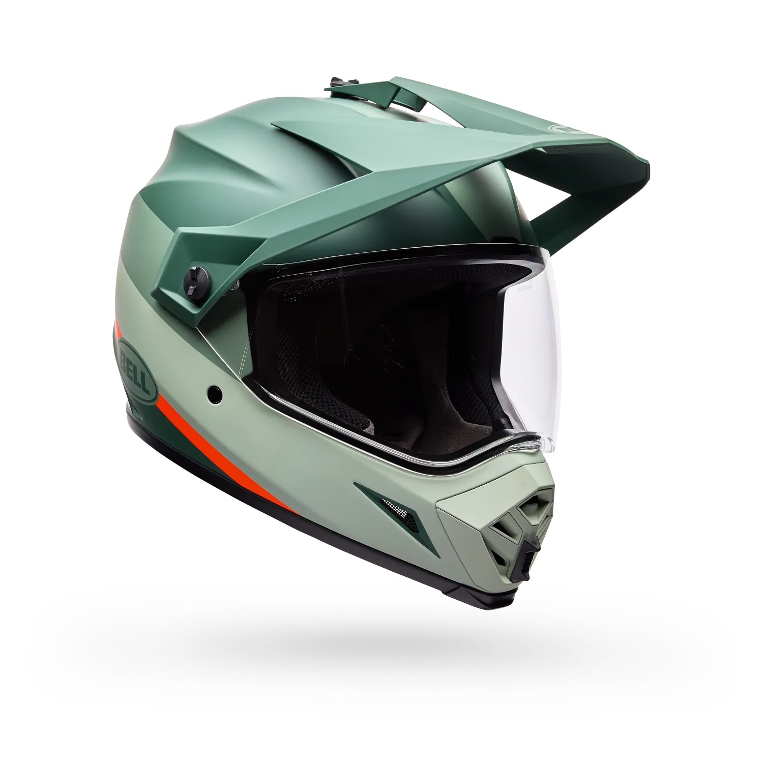 Bell MX-9 ADV Mips Trail ECE Adventure Helmet Green/Orange - Image 1