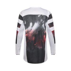 Fox 180 Kairos Motocross Jersey White/Fluro Red - Image 2
