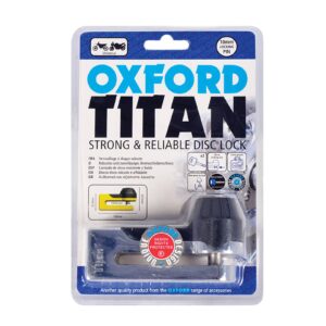 OXFORD TITAN 10MM DISC LOCK - CHR - Image 3