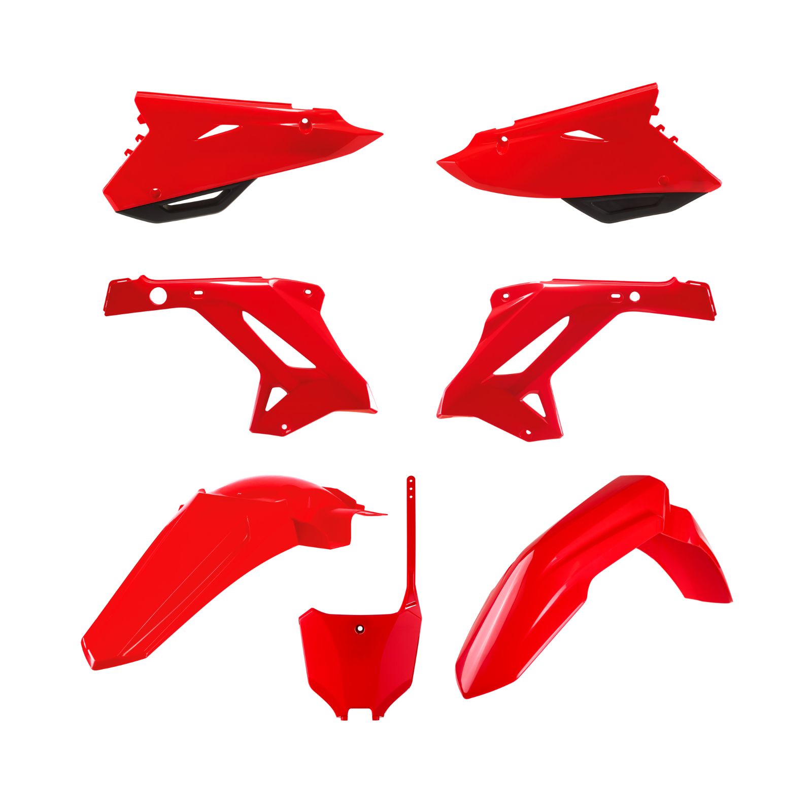 POLISPORT RESTYLING KIT HON CR125/250 02-07 CRF22 STYLE RED - Image 1