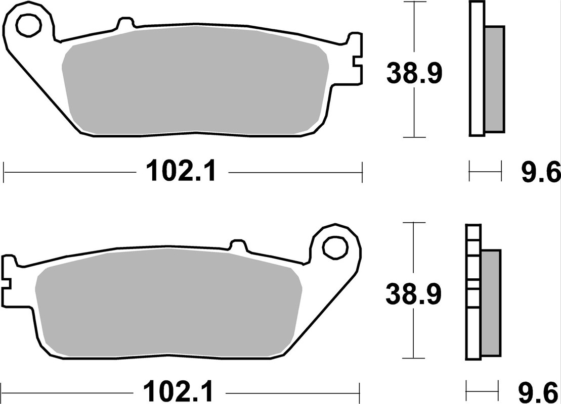 SBS 700HS Front Brake Pads - Image 1
