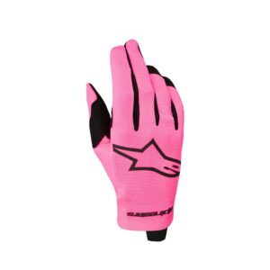 Alpinestars Radar Motocross Gloves Pink Fluoro/Black - Image 1