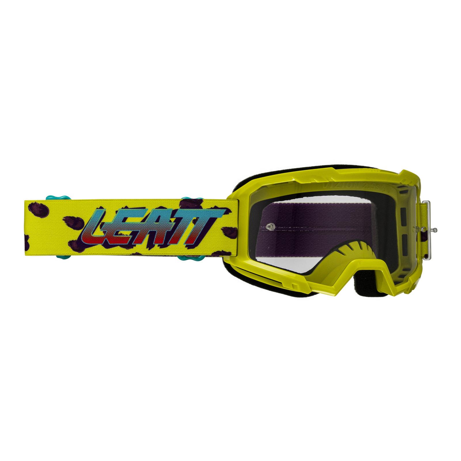 Leatt 2.5 Vizion Motocross Goggles (Small) Cheetah Clear 90 VLT - Image 1