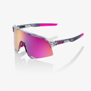 100% S3 Tokyo Night Sunglasses Purple Mirror Lens - Image 1
