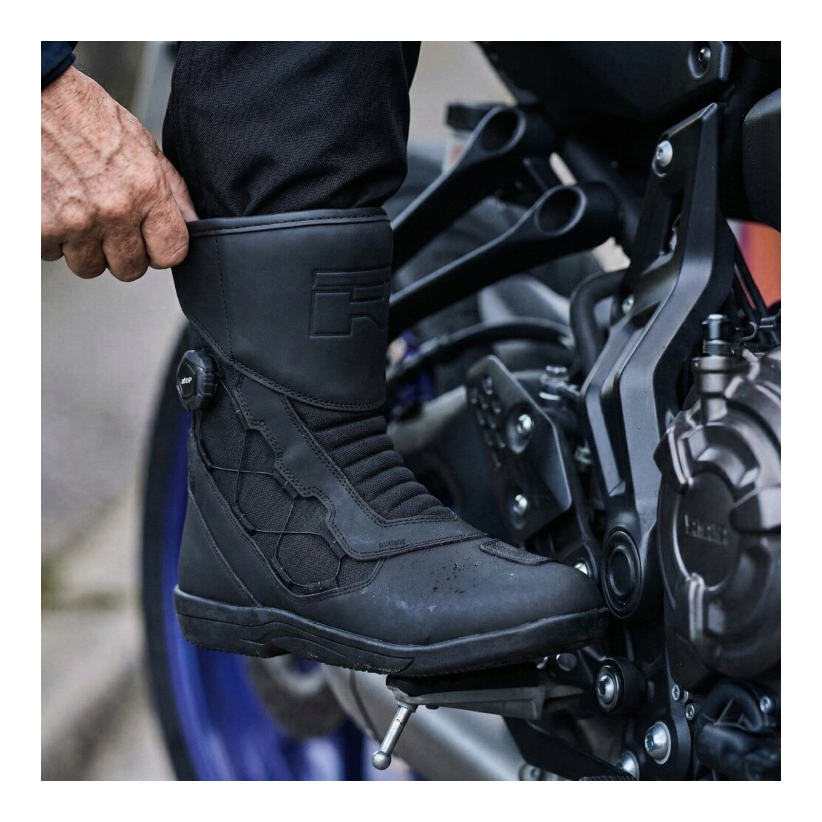 Richa Helion Atop Road Boots Black - Image 5