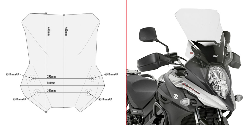 RAPID RACK MONOKEY/RETRO-FIT SUZUKI DL 650 V-STROM '17-