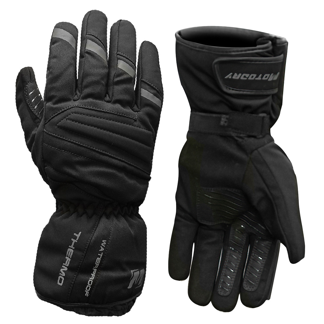 Motodry Thermo Road Glove Black - Image 1
