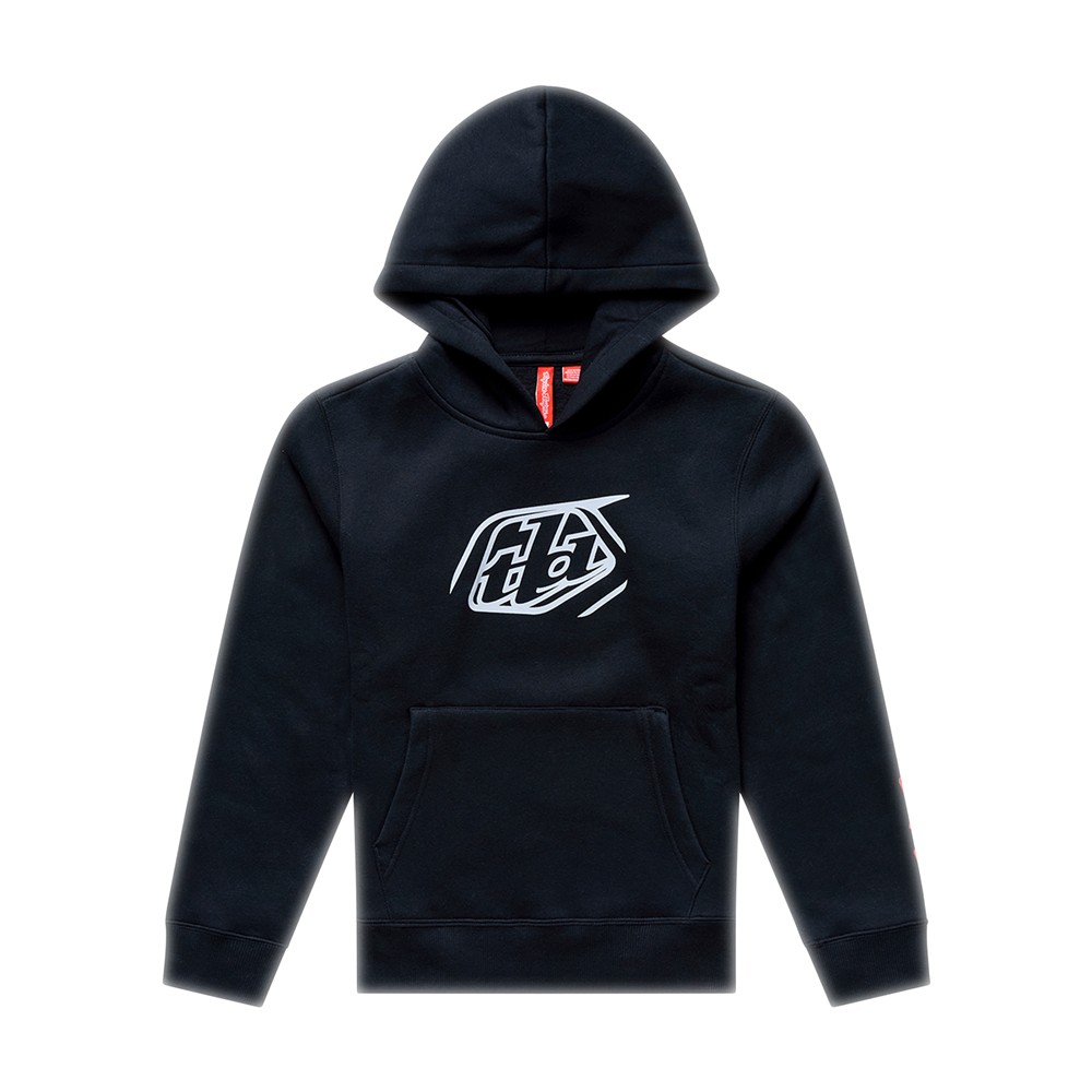 Troy Lee Designs Badge Pullover Hoodie Youth Black