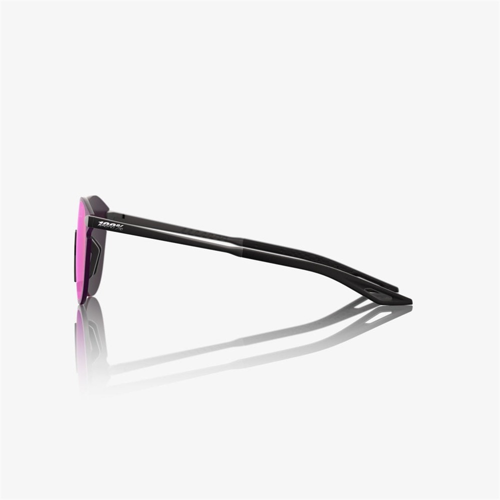 Legere Round Soft Tact Black - Purple Mirror Lens