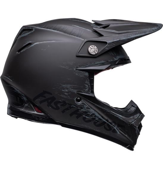 Bell Moto-9s Flex Fasthouse Mojave Motocross Helmet Matte Black/Grey