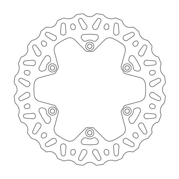 BRAKE DISC REAR MOTO MASTER NITRO GAS GAS HUSABERG HUSQVARNA KTM
