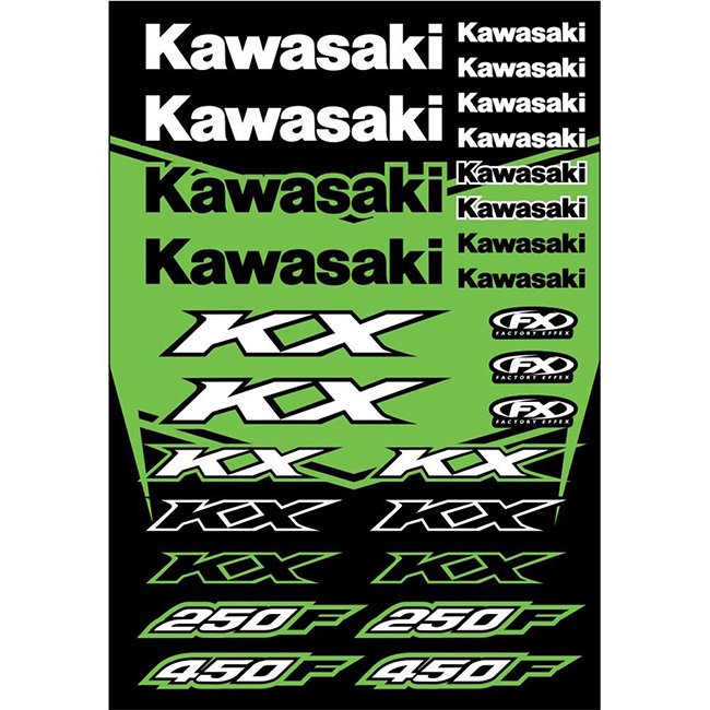 UNIVERSAL STICKER KITS KAWASAKI [A]