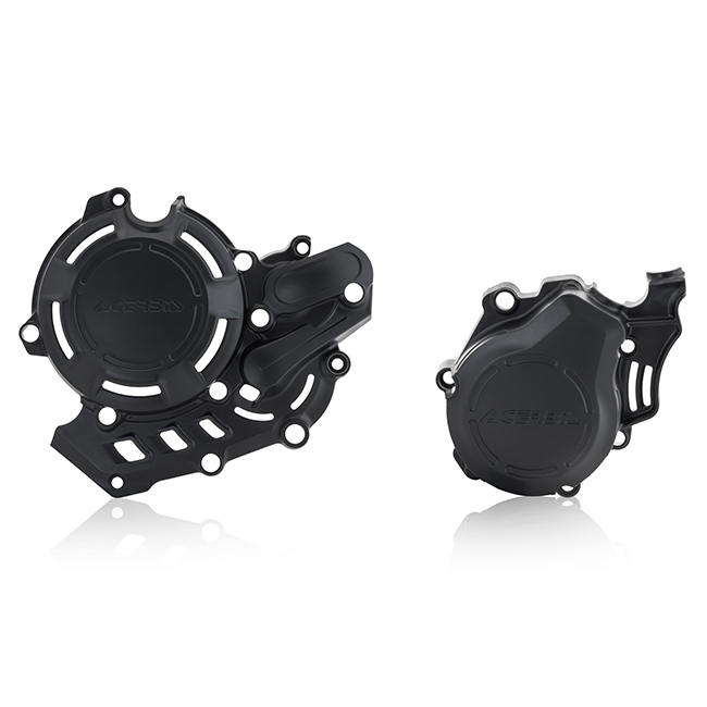 Acerbis X-power Engine Case Cover Kit Black KTM/Husqvarna [AC]