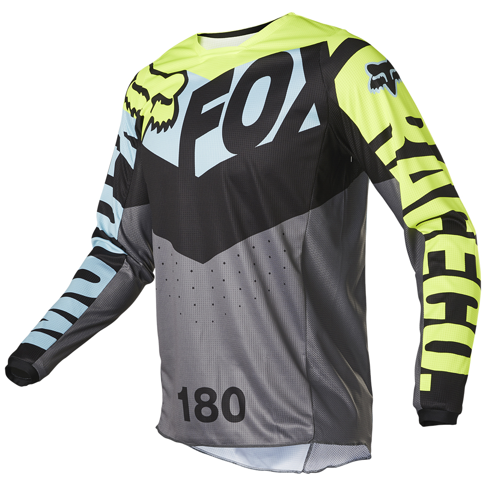 Fox 180 Trice Teal Motocross Jersey