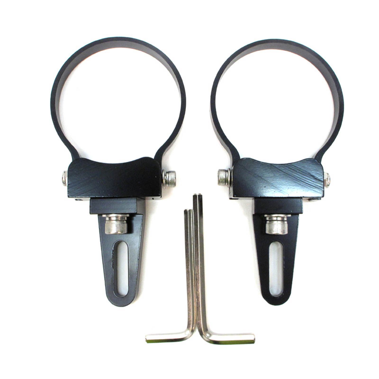 WHITES LED LIGHT BAR TUBE MOUNT BRACKETS 3" PAIR(76.2mm) - Image 1