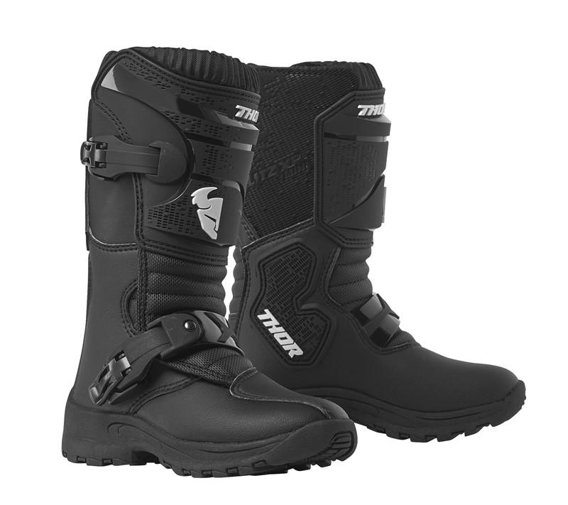 Motocross Boots Thor Mini Blitz XP Black
