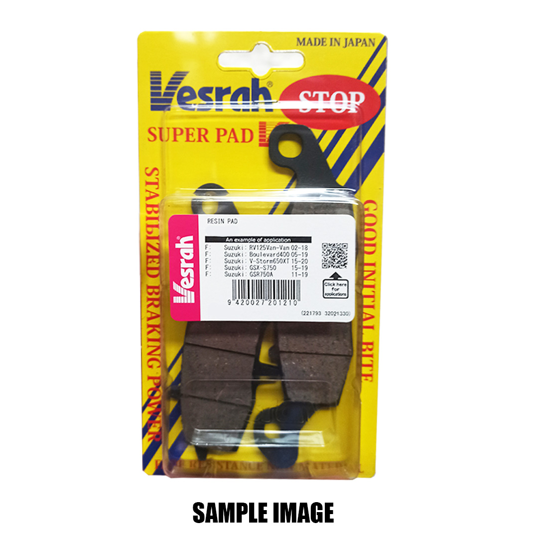 Vesrah disc pads SD186 7.1mm XRM125 C125A - Image 1
