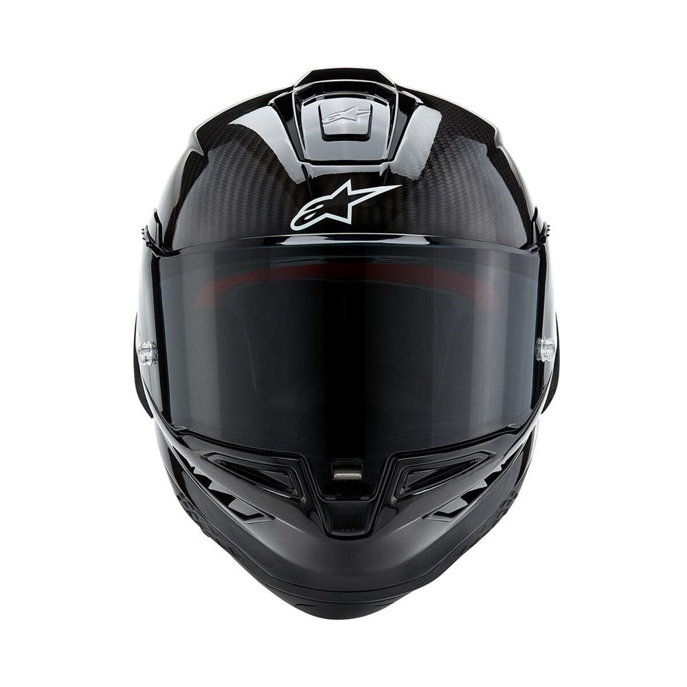 Alpinestars Supertech R10 Helmet Solid Black Carbon Matte/Gloss