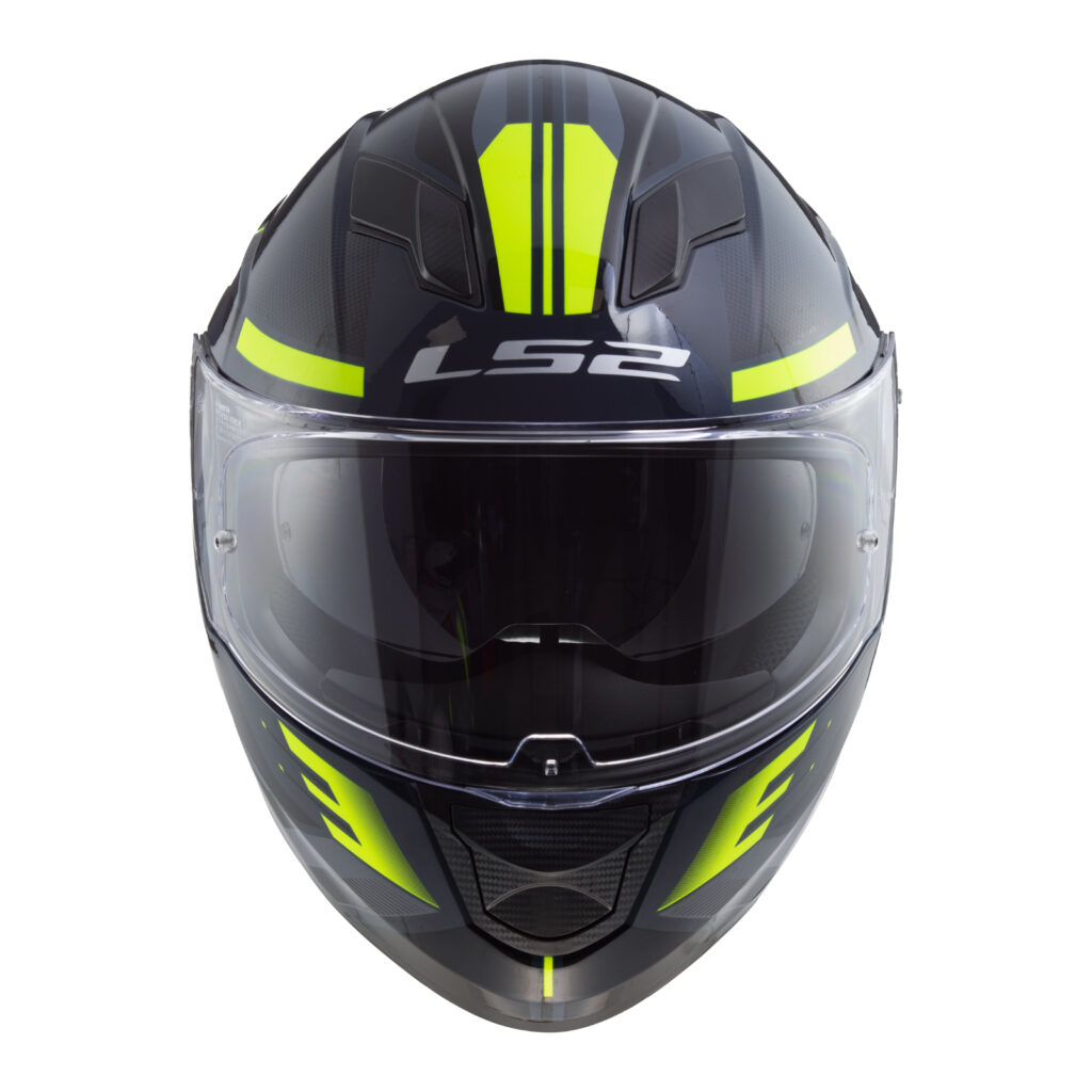 LS2 FF320 Stream Evo Shadow Road Helmet Silver / Hi Vis Yellow