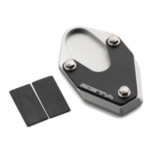 Zeta Side Stand Extender Black/Silver Suzuki V-Strom250 '17-, 1000 '14- - Image 3