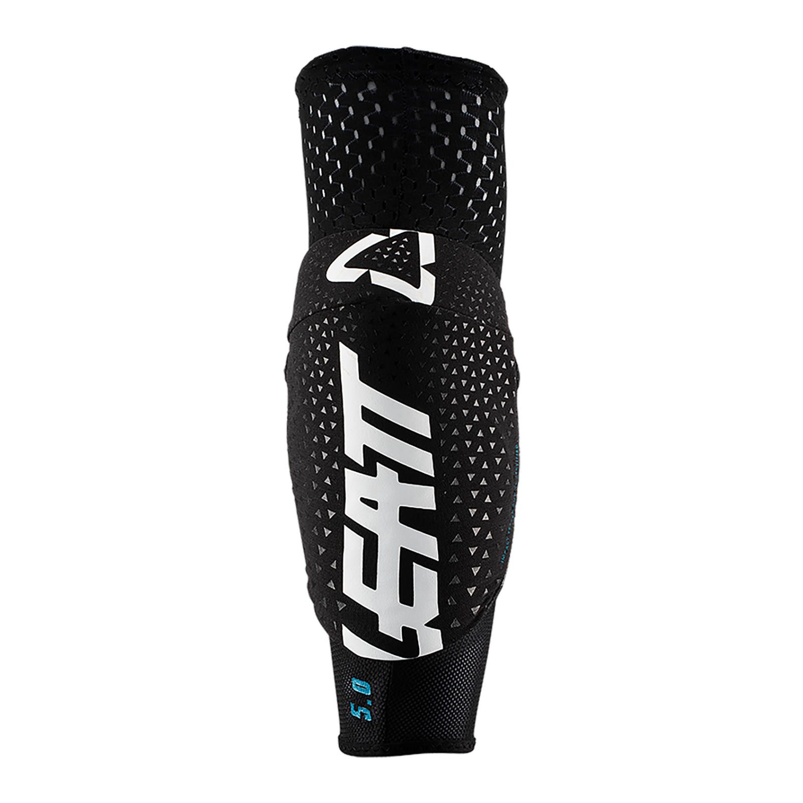 Leatt Mini Elbow Guard 3DF 5.0 - Black / White - Image 1