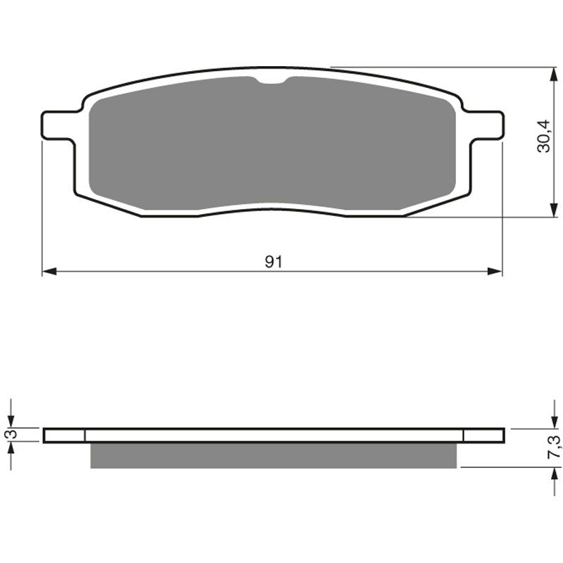 PREMIER BRAKE PADS FULL SINTERED MOTO X