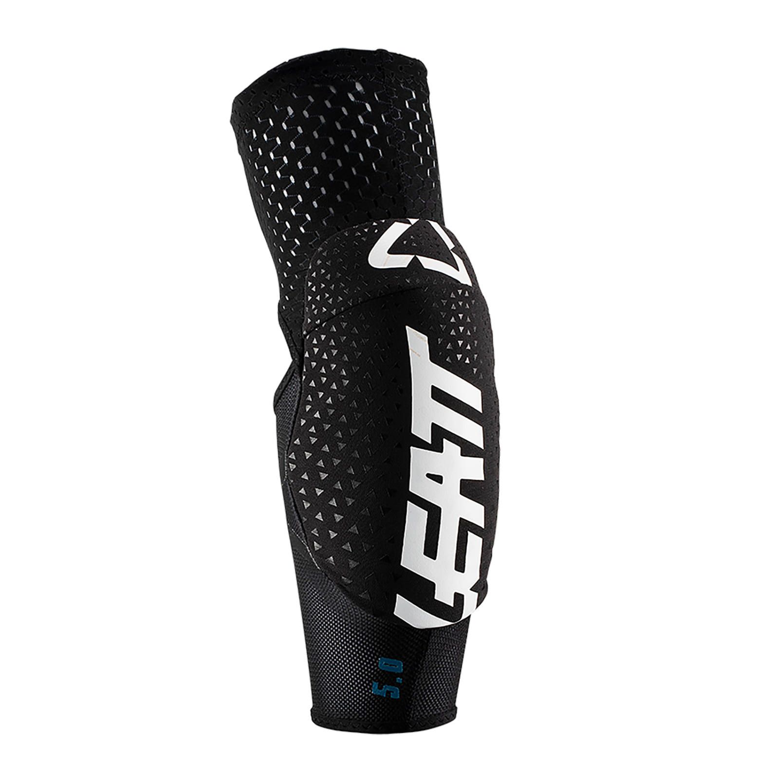 Leatt Mini Elbow Guard 3DF 5.0 - Black / White - Image 4