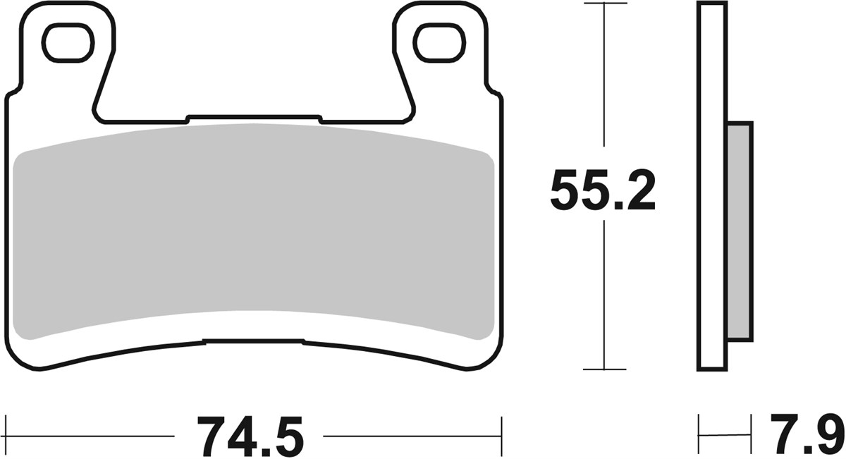SBS 894HS Front Brake Pads - Image 1