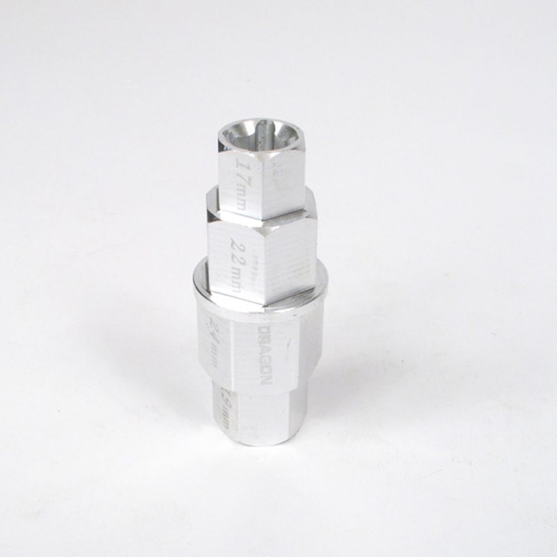 WHITES 4-IN-1 HEX AXLE TOOL 17 19 22 24mm ALUM