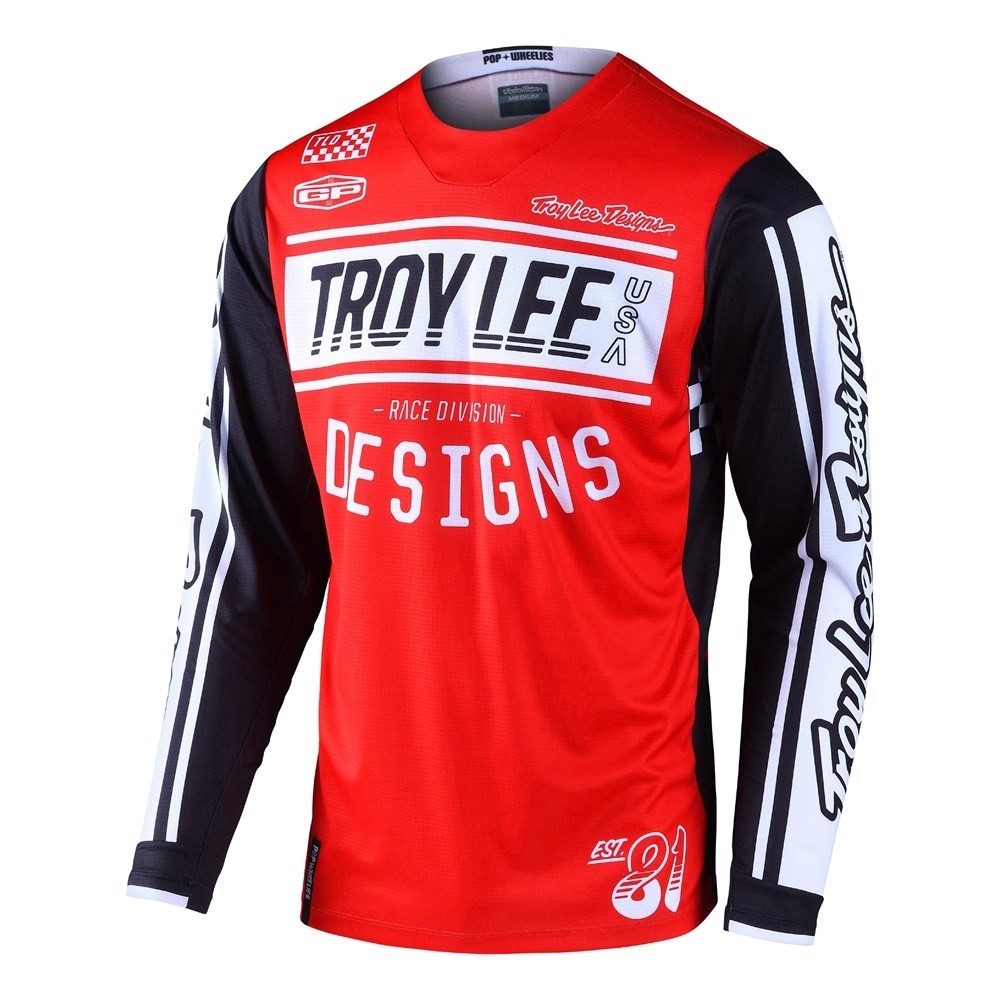 Troy Lee Designs GP Motocross Jersey Race 81 Red
